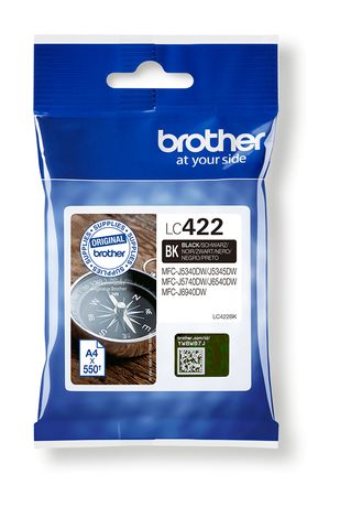 LC-422BK originale Druckerpatronen Schwarz 550 Seiten 