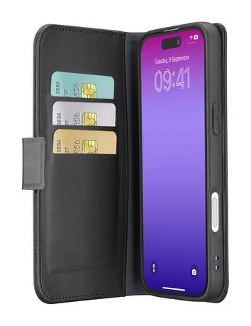 Cellular Line Book Agenda Folio für Apple iPhone 17 Pro  (Schwarz) f&uuml;r 25,49 Euro