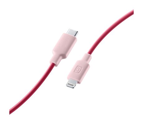Cellular Line Stylecolor Cable Stecker Lightning auf USB C bis 30 W 1 m  (Pink) f&uuml;r 15,77 Euro