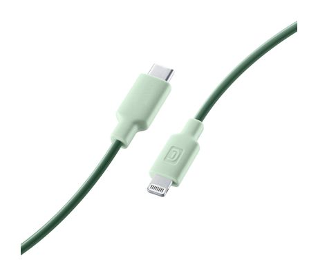 Cellular Line Stylecolor Cable Stecker Lightning auf USB C bis 30 W 1 m  (Grün) f&uuml;r 24,99 Euro