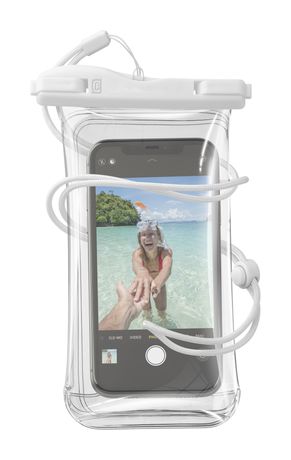 Cellular Line Voyager Beuteltasche für Universal Universal, 80 x 165 mm  (Weiß) f&uuml;r 15,99 Euro
