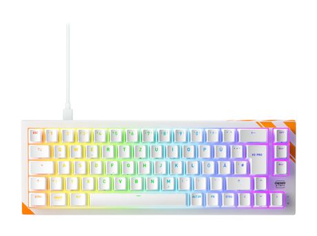 Cherry K5 Pro TMR Compact RGB-LED Gaming Tastatur USB  (Orange, Weiß) f&uuml;r 181,99 Euro