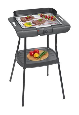 Clatronic BQS3842 2 in 1 Stand und Tischgrill 1 Zone(n) 2000 W  (Schwarz) f&uuml;r 29,99 Euro