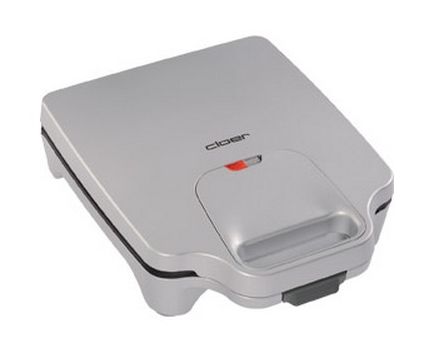 Cloer 6269 Sandwichmaker 1800 W für 4 Sandwiches  (Silber) f&uuml;r 57,99 Euro