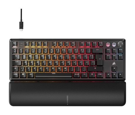 Corsair K70 Pro TKL RGB-LED Gaming Tastatur USB  (Schwarz) f&uuml;r 233,99 Euro