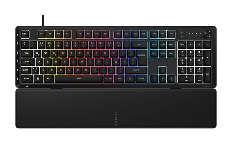 Corsair Skiff 100 Plus Gaming Tastatur USB + Bluetooth  (Schwarz) f&uuml;r 49,99 Euro