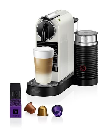 DeLonghi EN267.WAE CitiZ&Milk Nespresso Kapselmaschine 19 bar 1,0 l  (Weiß) f&uuml;r 185,99 Euro