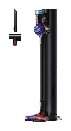 Dyson V10 Konical + Auto-empty Dok Handstaubsauger Beutellos bis 60 min Laufzeit HEPA  (Schwarz, Blau) f&uuml;r 627,00 Euro