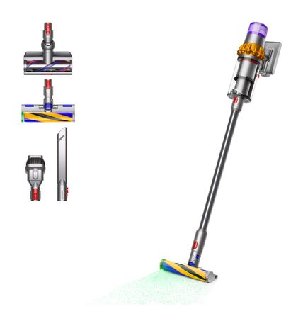 Dyson V15 Detect Absolute Handstaubsauger Beutellos bis 60 min Laufzeit 29,4 V  (Nickel, Gelb) f&uuml;r 699,00 Euro