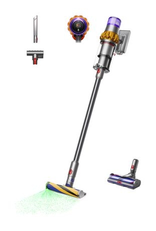 Dyson V15 Detect Absolute Handstaubsauger Beutellos bis 60 min Laufzeit HEPA  (Edelstahl) f&uuml;r 566,00 Euro