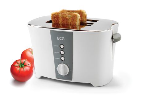 ECG ST818 Toaster 800 W 2 Scheibe(n)  (Grau, Edelstahl) f&uuml;r 24,99 Euro