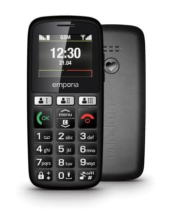 Emporia Happy 2G Smartphone 4,6 cm (1.81")  (Schwarz) f&uuml;r 30,00 Euro