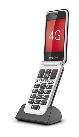 Emporia SimpliCity glam 4G Smartphone 7,11 cm (2.8 Zoll) Single SIM  (Schwarz) f&uuml;r 79,99 Euro