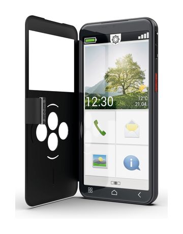 Emporia Smart.7lite 128 GB 4G Smartphone 13,8 cm (5.45 Zoll) Android 13 MP Dreifach Kamera Single SIM WiFi 5  (Schwarz) f&uuml;r 299,99 Euro