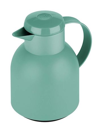 SAMBA Quick Press Isolierkanne 1,0l Glas-Isolierkolben  (Grün) 