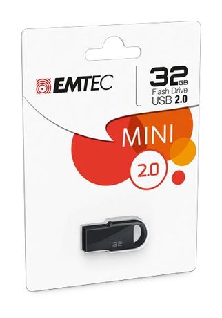 Emtec D250 Mini USB Typ-A Stick 32 GB  (Schwarz) f&uuml;r 7,49 Euro