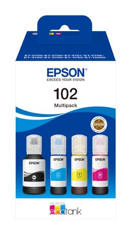 102 C13T03R640 originale Druckerpatronen Schwarz, Cyan, Magenta, Gelb 127 ml 70 ml 