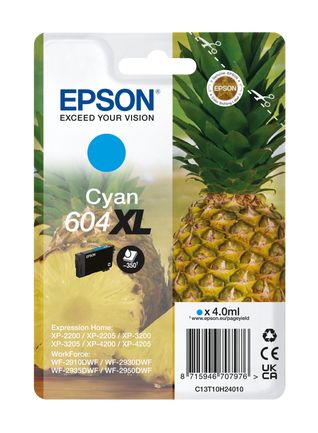 604XL C13T10H24010 originale Druckerpatronen Cyan 4 ml 