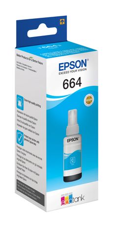 664 C13T6640 Druckerpatronen Cyan 