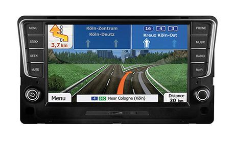 ESX VN810 Volkswagen VW 20,3 cm (8 Zoll) Navigationsgerät 4 GB f&uuml;r 984,00 Euro
