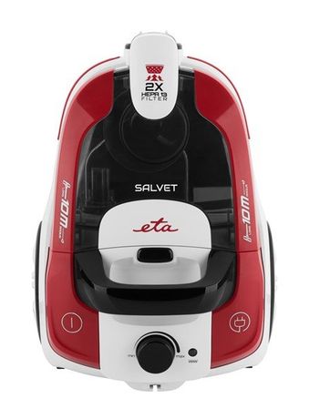 Eta Salvet Bodenstaubsauger Beutellos 700 W HEPA  (Schwarz, Rot, Weiß) f&uuml;r 123,99 Euro