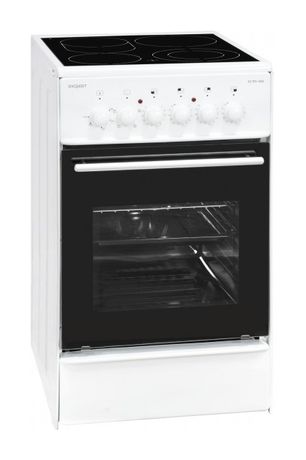 Exquisit ECM5-4BZ Freistehender Herd Elektro 46 l 5 Beheizungsarten mit Glaskeramik Kochfeld f&uuml;r 388,00 Euro