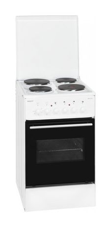 Exquisit EH11.3-4 Freistehender Herd Elektro 50 l 4 Beheizungsarten mit Gußkochplatte Kochfeld f&uuml;r 272,99 Euro