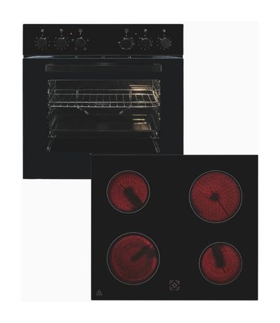Exquisit EHE246-020 Herdset 59 l mit 60 cm Glaskeramik Kochfeld f&uuml;r 319,00 Euro
