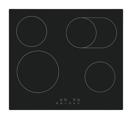Exquisit EKC601-BZ-490 autarkes 59 cm Induktions Kochfeld/Herdplatte 4 Zone(n) f&uuml;r 139,99 Euro