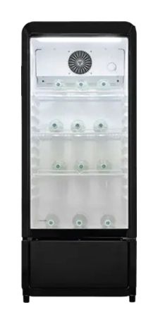Exquisit GKS180-GT-431D 200 l Kühlschrank freistehend EEK: D 610 kWh Jahr NoFrost  (Schwarz) f&uuml;r 416,00 Euro