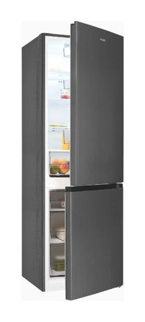 Exquisit KGC400-130-NF-040D 273 l / 127 l Kühl-Gefrierkombi freistehend NoFrost 216 kWh Jahr  (Edelstahl) f&uuml;r 535,00 Euro