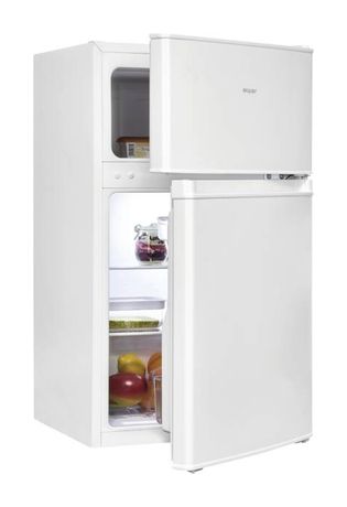 Exquisit KGC90-30-E-040E 61 l / 24 l Kühl-Gefrierkombi freistehend 166 kWh Jahr  (Weiß) f&uuml;r 239,99 Euro