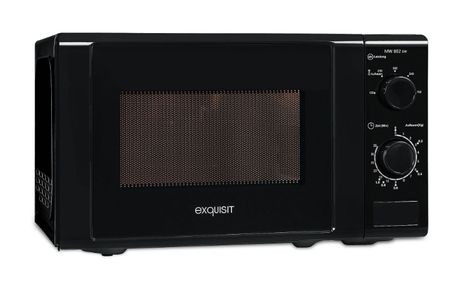 Exquisit MW802 Freistehende Mikrowelle 700 W Größe: klein 5 Stufen  (Schwarz) f&uuml;r 62,49 Euro