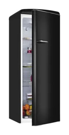 Exquisit RKS325-V-H-161C 225 l Kühlschrank freistehend EEK: C 65 kWh Jahr  (Schwarz) f&uuml;r 469,00 Euro