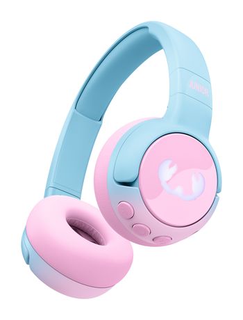 Fresh 'n Rebel Code Junior Ohraufliegender Bluetooth Kopfhörer kabellos 48 h Laufzeit USB Typ-C  (Blau, Pink) f&uuml;r 30,49 Euro