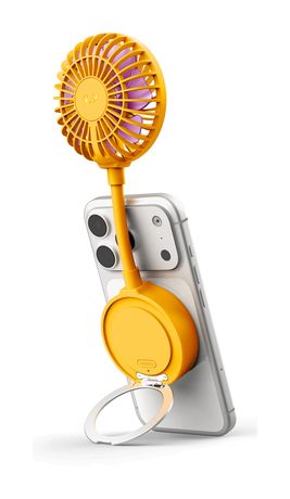 Magnetic Fan Handventilator  (Orange) 
