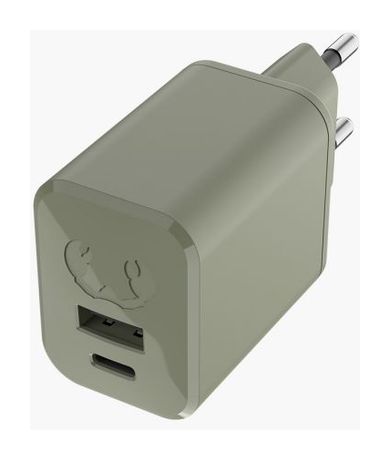 USB + USB-C Mini Charger PD 45 W Ladegerät  (Grün) 