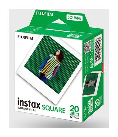 Fujifilm Instax Film 20 Shots SQUARE f&uuml;r 20,99 Euro