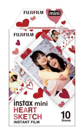 Fujifilm Instax mini Heart Sketch f&uuml;r 10,99 Euro