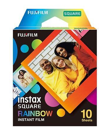Fujifilm instax SQUARE Rainbow f&uuml;r 10,85 Euro