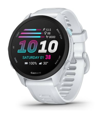 Garmin Forerunner 70 Digital 30 mm Smartwatch Rund  (Weiß) f&uuml;r 249,99 Euro