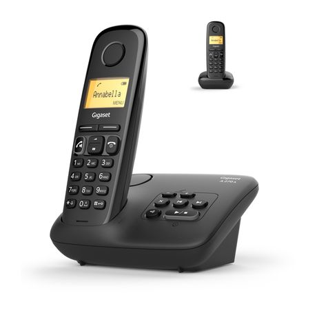 Gigaset A270A Duo Analoges/DECT-Telefon  (Schwarz) f&uuml;r 49,99 Euro