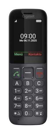 Gigaset Comfort 600 SIM 4G Smartphone 6,1 cm (2.4 Zoll Single SIM  (Schwarz, Grau) f&uuml;r 69,99 Euro