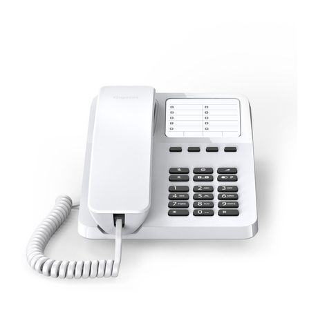 Gigaset DESK 400 Analoges Telefon  (Weiß) f&uuml;r 29,99 Euro