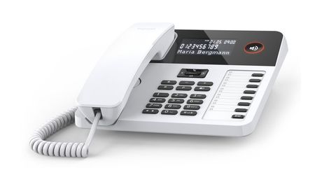 Gigaset DESK 600 Analoges Telefon  (Weiß) f&uuml;r 54,99 Euro