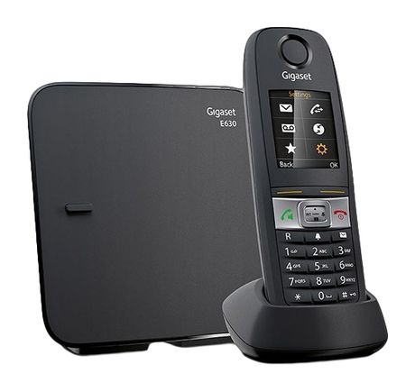 Gigaset E630 DECT-Telefon  (Schwarz) f&uuml;r 119,99 Euro