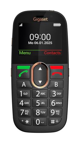 Gigaset GL695 4G Smartphone 5,87 cm (2.31 Zoll) 2 MP Single SIM  (Schwarz) f&uuml;r 55,00 Euro