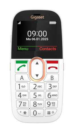 Gigaset GL695 128 MB 4G Smartphone 5,87 cm (2.31 Zoll) 2 MP Single SIM  (Weiß) f&uuml;r 59,99 Euro