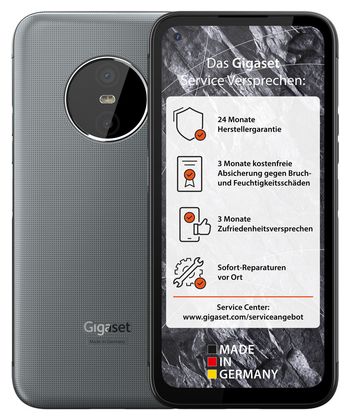 Gigaset GX6 5G Smartphone 16,8 cm (6.6") 128 GB 2,0 GHz Android 50 MP Dual Kamera Dual Sim (Titanium Grey) für 539,00 Euro