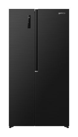 Gorenje NRS917E41BX Side-by-Side Kühl-/ Gefrierkombination 347 l / 197 l 317 kWh NoFrost 1786 mm x 911 mm  (Schwarz) f&uuml;r 590,00 Euro